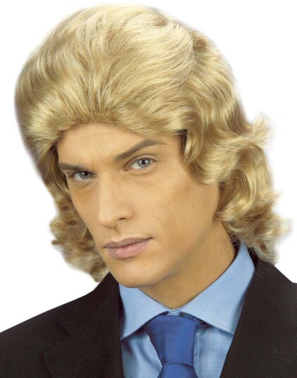 Sjarmøren Blond Parykk med Krøller Sjarmøren Blond Parykk med Krøller