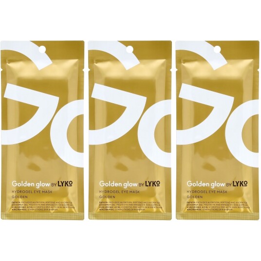 By Lyko Golden glow Hydrogel Eye Mask Trio