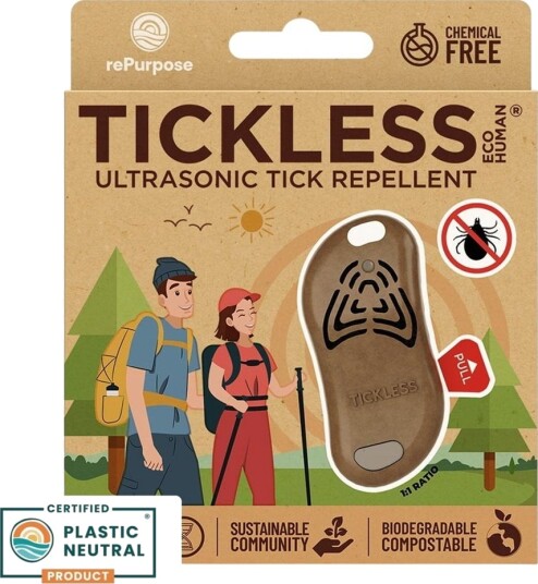 Tickless EcoHuman Elektronisk Flåttjager Voksen 1 stk.