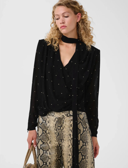 Gestuz Gzdorthie P Blouse Black 38 Gestuz Gzdorthie P Blouse Black 38