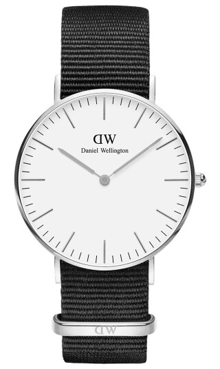 Daniel Wellington DW Klokke Classic Cornwall 36mm Sølv Daniel Wellington DW Klokke Classic Cornwall 36mm Sølv