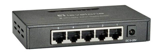 LevelOne Switch 5x GE GEU-0523 (4015867222256)