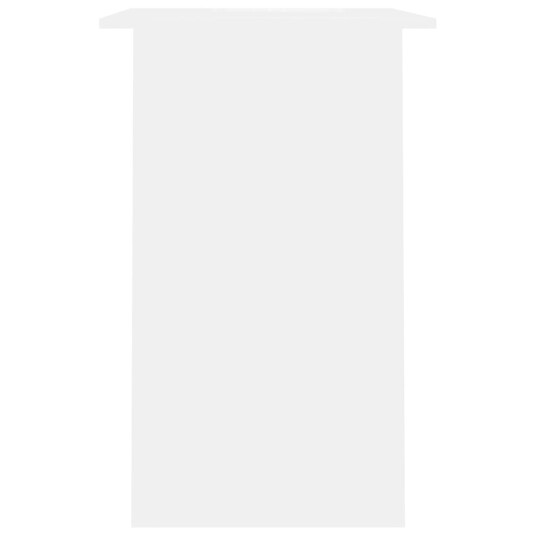 vidaXL Skrivebord hvit 90x50x74 cm sponplate