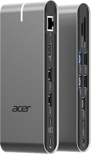 Acer HP.DSCAB.022 USB C dokkingstasjon 100 W Sølv Acer HP.DSCAB.022 USB C dokkingstasjon 100 W Sølv