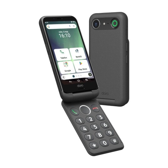 Doro Aurora A21 4G Smarttelefon 4GB RAM 64GB Grafitt