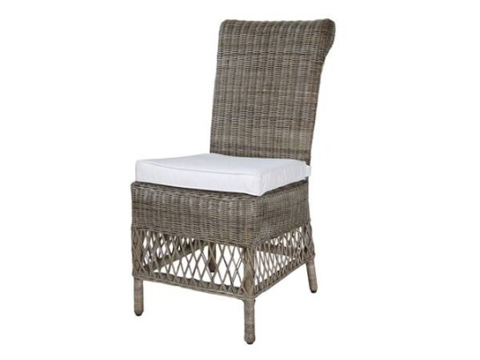 Chic Antique Fransk flettet spisestol med pute 40379-00