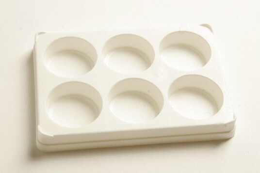 Palette Til Blokfarver Plast 6 Rum