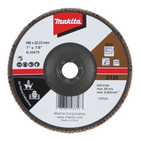 Makita B 55675 Lamellslipeskive 180 Z120