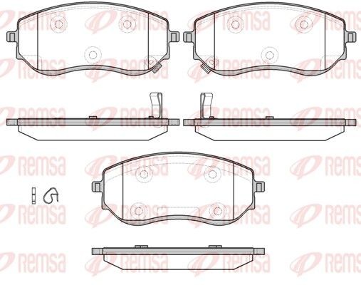 Bremseklosser REMSA 1801.02 Bremseklosser REMSA 1801.02