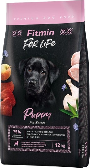 Fitmin Tørrfôr Valp Dog For Life Alle Raser 2 X 12 kg
