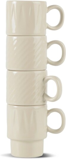 Sagaform Coffee & More espressokopp 4-pk Beige Sagaform Coffee & More espressokopp 4-pk Beige
