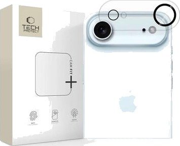 iPhone Air Tech-Protect Cam Fit+ kamerabeskytter i herdet glass - klar