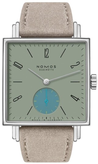 Nomos Glashütte Dameklokke N 439.SB Tetra Grønn/Lær 29.5x29.5 mm