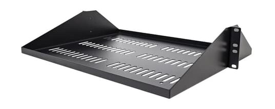 Startech 19" 2 Post Rack Cantilever Shelf 305mm Vented Black 19" 91kg Startech 19" 2 Post Rack Cantilever Shelf 305mm Vented Black 19" 91kg
