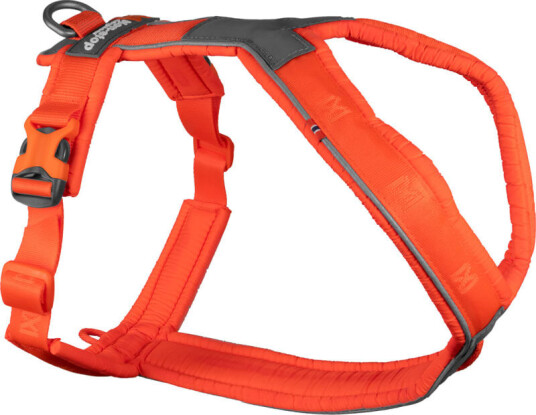 Non-stop Dogwear Line Harness 5.0 Trekksele til Hund Oransje Str 5