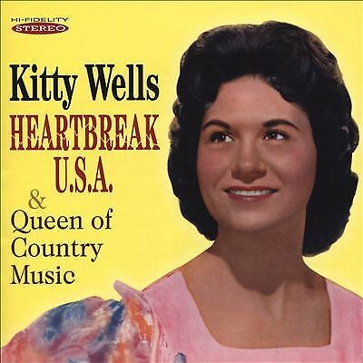 MediaTronixs Kitty Wells : Heartbreak U.S.A./Queen of Country Music CD (2015) Pre-Owned