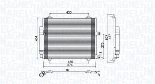 Kondensator MAGNETI MARELLI 350203886000