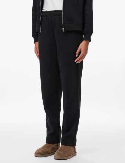 Pieces Pcchilli Hw Straight Sweat Pants Noos Bc   Black   S