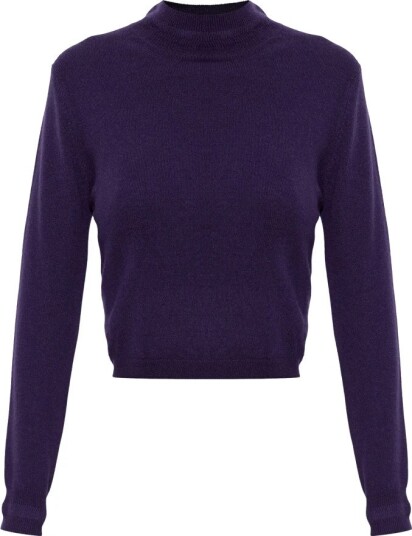 Jil Sander Dame Strikkevarer Lilla M,