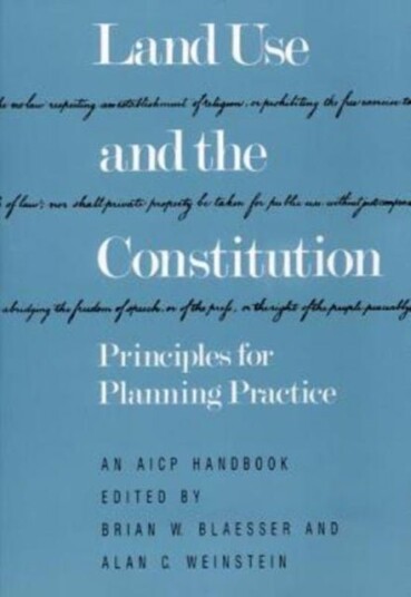 Land Use and the Constitution