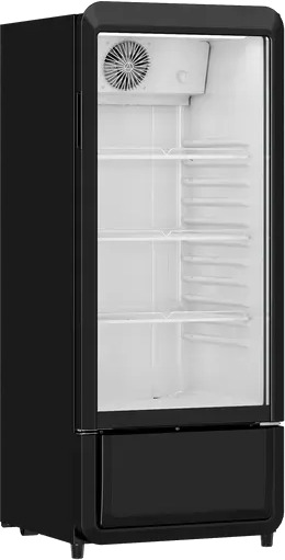 Scandomestic DC200BD Displaykjøleskap Svart 132cm