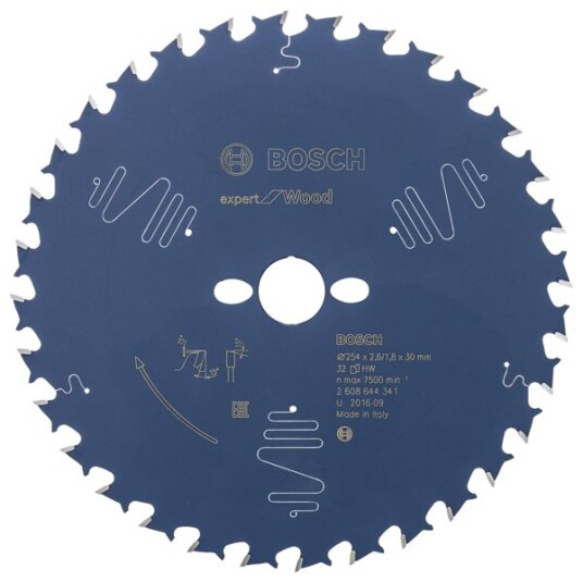Bosch Sirkelsagblad 254 x 30 MM 32T Expert Wood