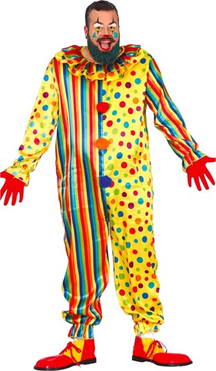 Fiestas Guirca Klovn Jumpsuit Kostyme X-Large 88121