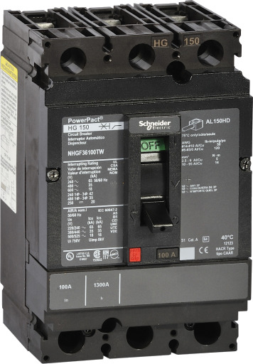Strømbryter Powerpact HG150 TM30A