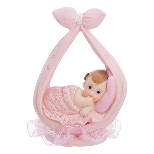 PartyDeco Kakedekorasjon Jentebaby i Tørkle