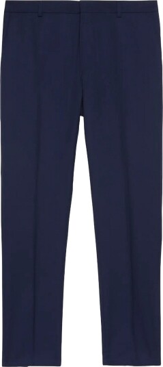 Calvin Klein Birds Eye Slim Trouser Navy 48