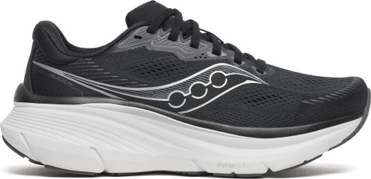 Saucony Women's Guide 19 Wide Black/silver 43 Saucony Women's Guide 19 Wide Black/silver 43