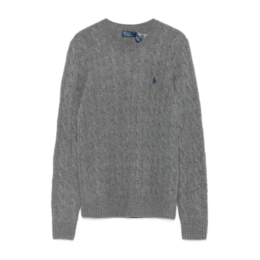 Ralph Lauren Polo Dame Strikkevarer Grå L