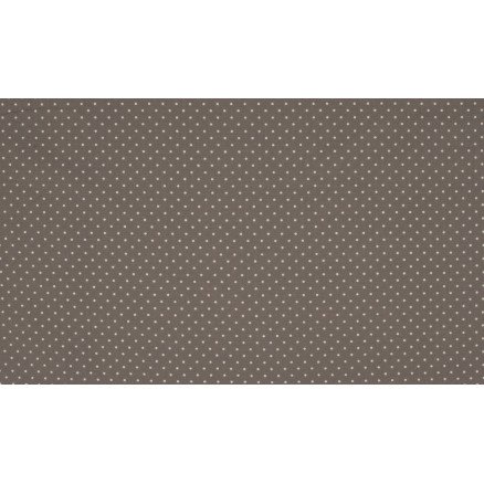 Diverse Minimals Bomullspoplinstoff Print 455 Small Dot Taupe 145cm 50cm