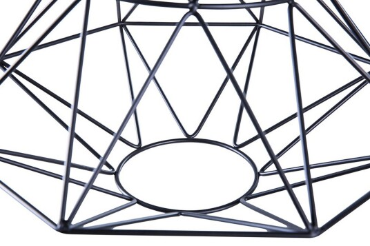 Taklampe Guam 31 cm Svart