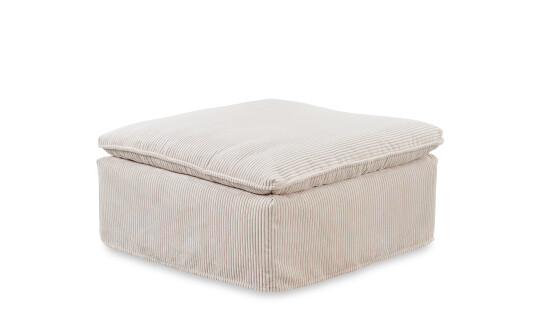 Soffadirekt DOVER Grand Deluxe Fotskammel Manchester Offwhite
