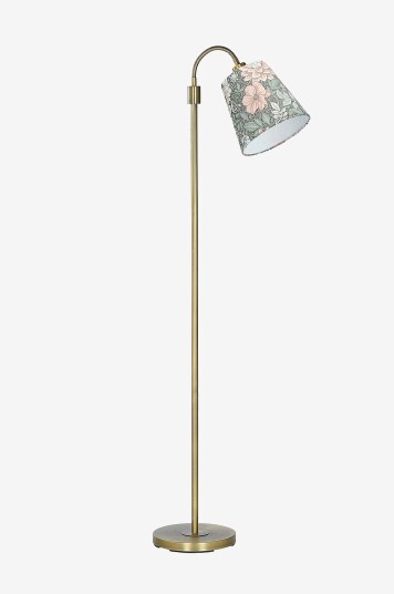 PR Home   Gulvlampe Amy Flex 1 messing   Grønn
