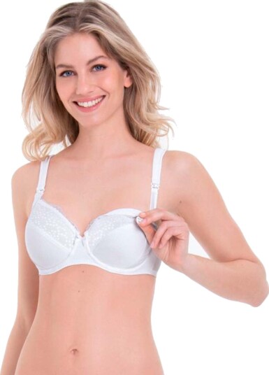 Anita BH Miss Orely Nursing Wired Bra Hvit polyamid H 85 Dame