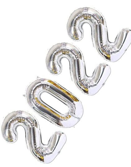 2022 ballonger 86 cm sølv