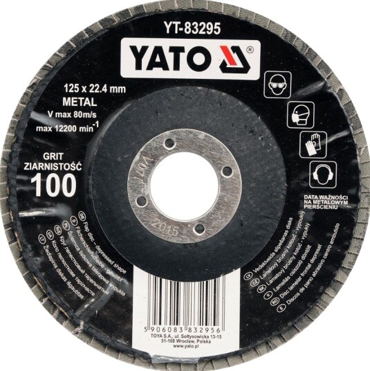 YATO YT-83296 Slipeskive, vinkelsliper