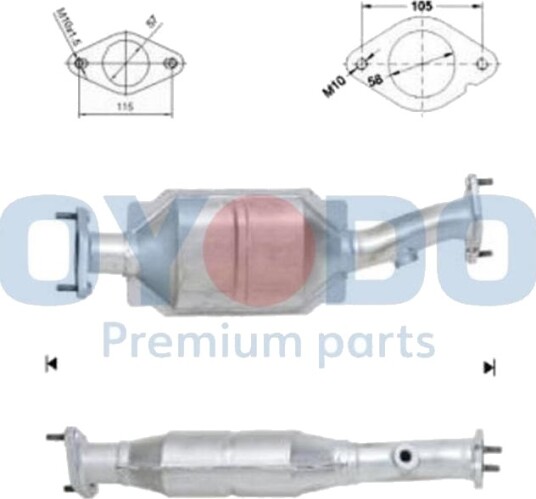 Katalysator Oyodo 10N0034-OYO