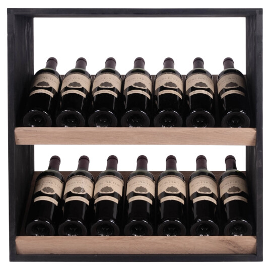 Caverack ANDINO DISPLAY 14 flasker Massiv eik og svart Caverack ANDINO DISPLAY 14 flasker Massiv eik og svart