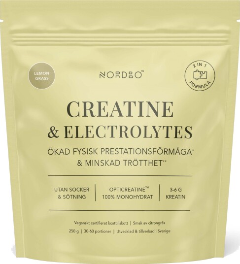 NORDBO Creatine & Electrolytes 250g NORDBO Creatine & Electrolytes 250g
