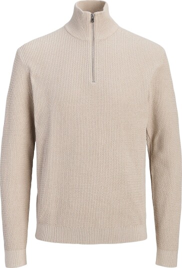 Jack & Jones Junior Genser Jprblustanley Knit Half Zip Ch Jnr Grå