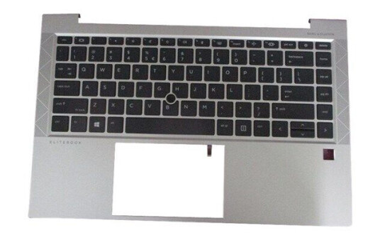 HP EliteBook 840 G7 Erstatningstastatur med Bakbelysning og ClickPad - Engelsk Layout