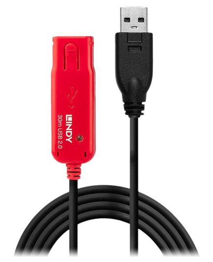 LINDY USB 2.0 Active Extension Cable - USB-forlengelseskabel - USB til USB - 30 m