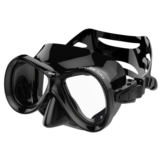 Seac Snorkelmaske Capri Svart Seac Snorkelmaske Capri Svart