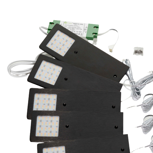 Loevschall Stella møbelspot 5-kit, 4W LED, sort