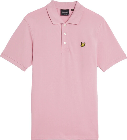 Lyle & Scott Plain Polo Shirt - Pink - L