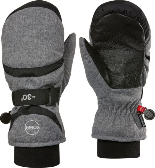 Kombi Women's Spooky WaterGuard Mittens (2022) M Grey Melange