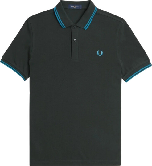 Fred Perry Herre Topper Grønn 2XL,